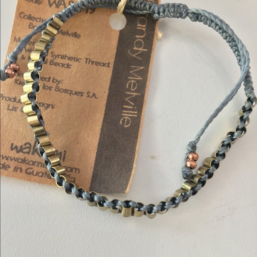 Wakami Waxed Corded Bracelet NWTs!!